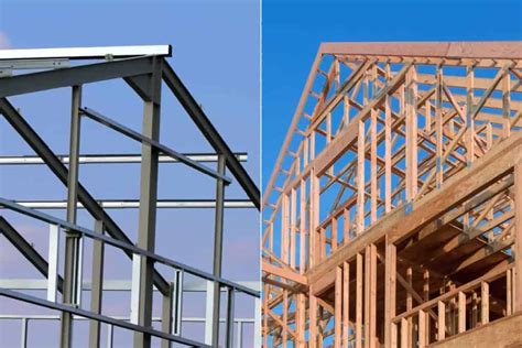 wood vs metal house frame|steel framing vs wood.